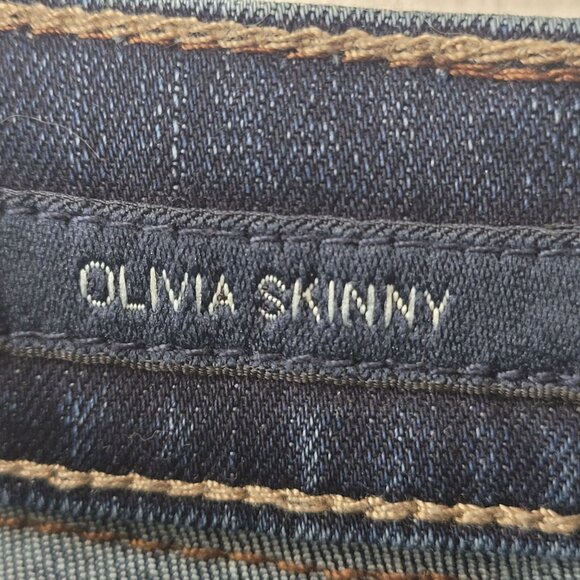 Lucky Brand Olivia Skinny Women's Dark Wash Denim Jeans Size 2/26 - Picture 9 of 12